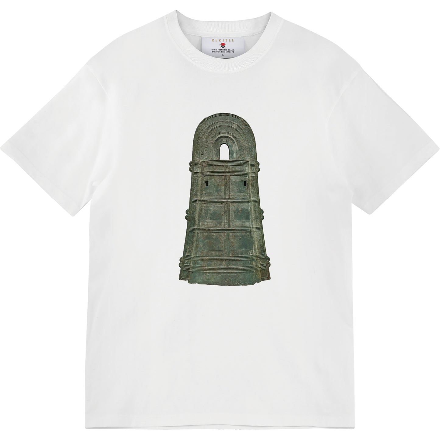 Bell-Shaped Bronze with Crossed Bands